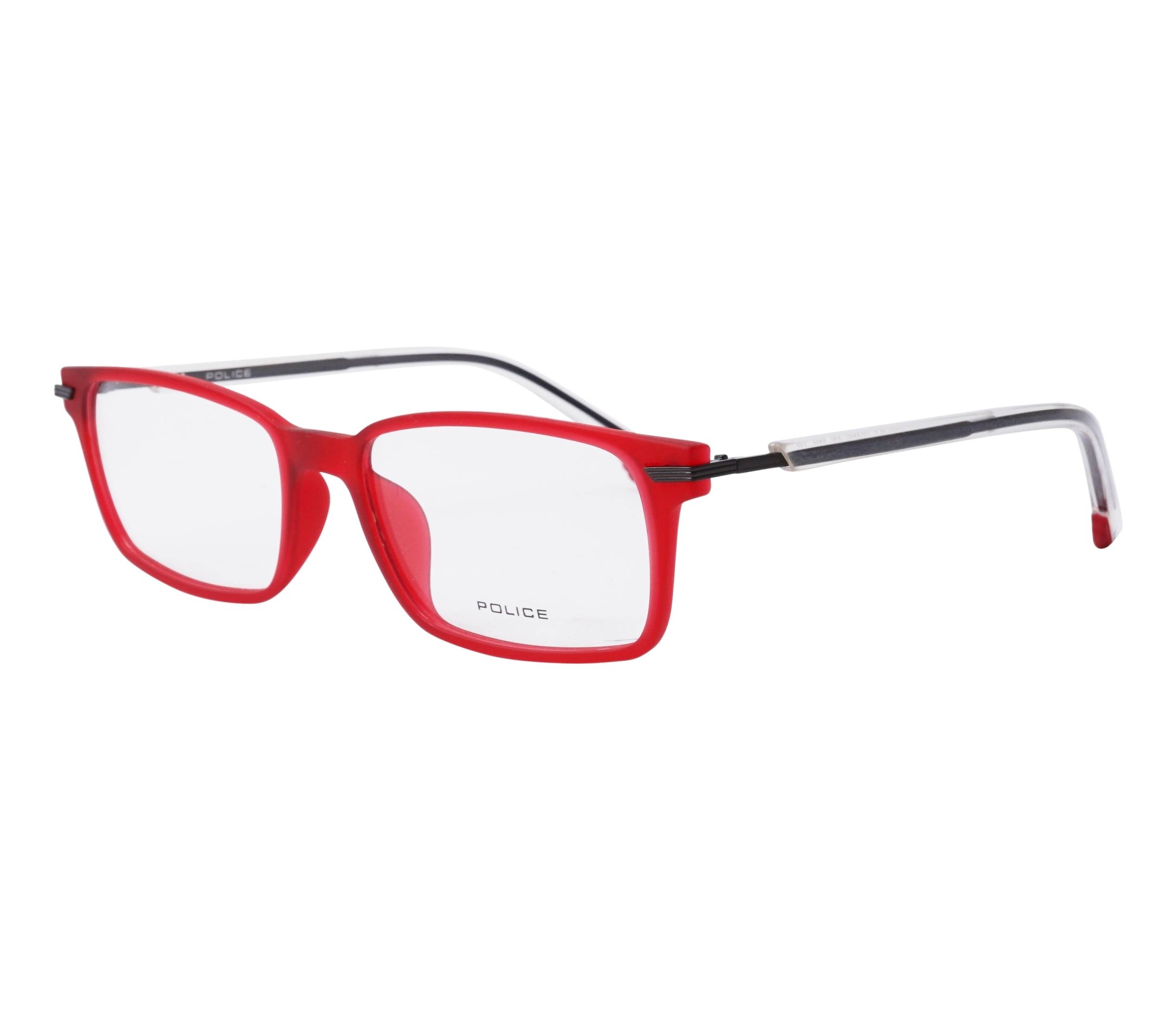 Police Brille VK060N 0Z75 50 16 rotgun metall - 