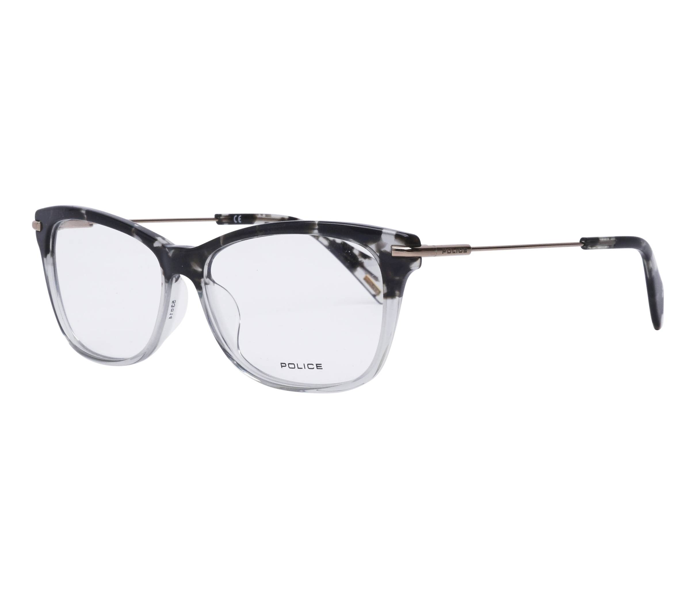 Police Brille VPL506 0721 53 14 schwarztransparent - 