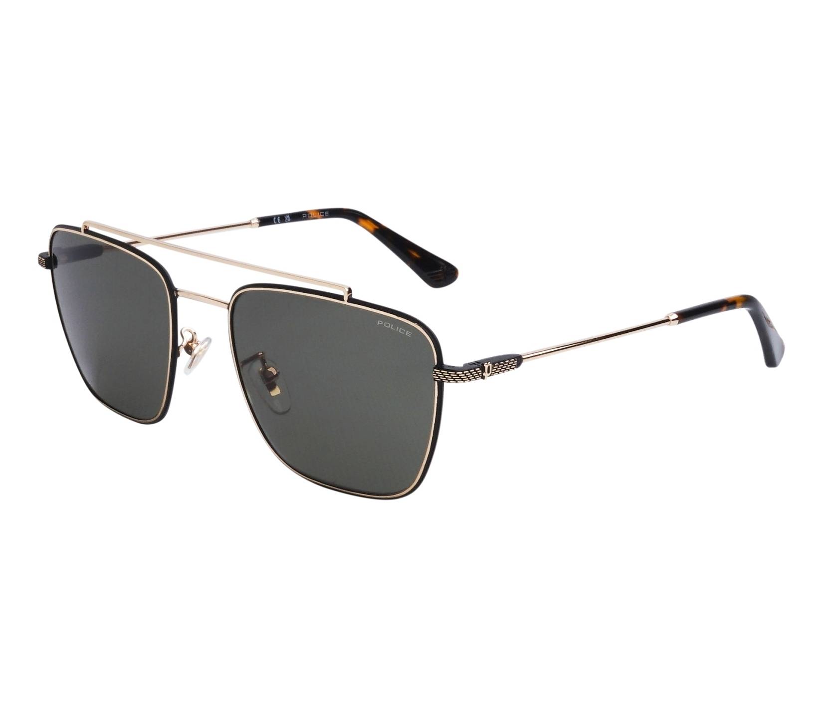 Police Sonnenbrillen SPLN-38 0300 56 20 goldschwarz - 