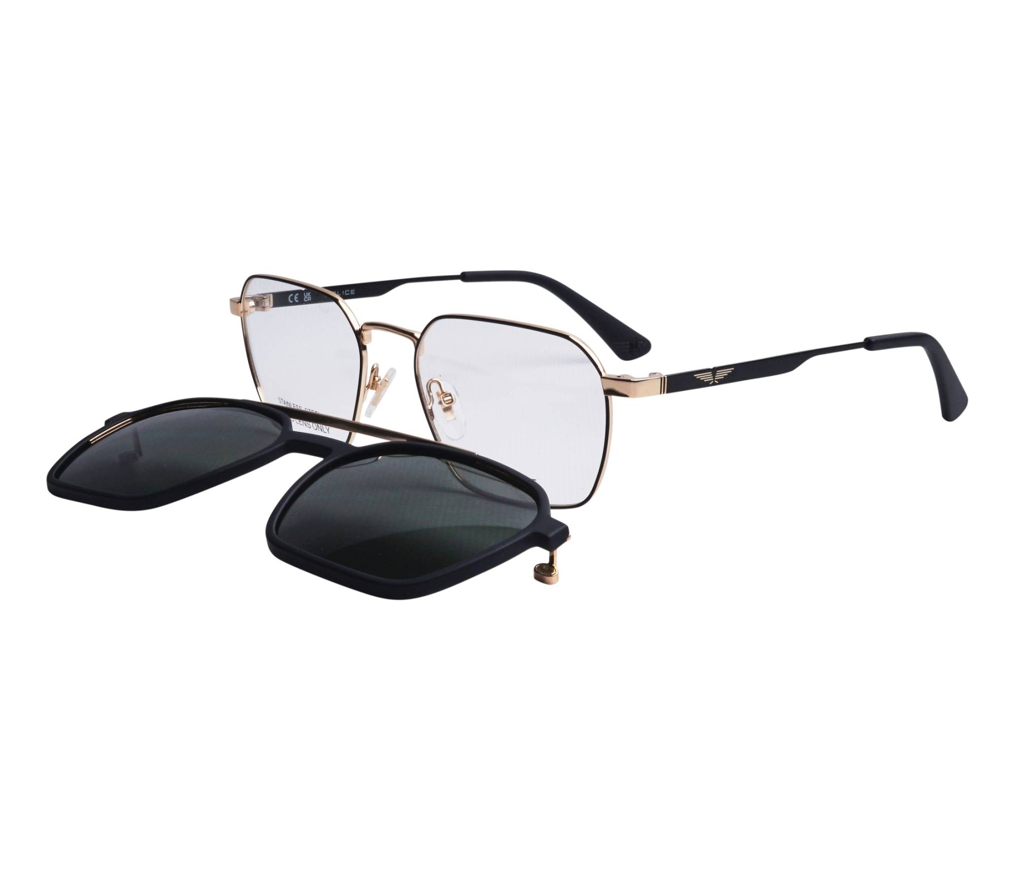 Police Brille UPLP10 302P 54 19 schwarzgold
