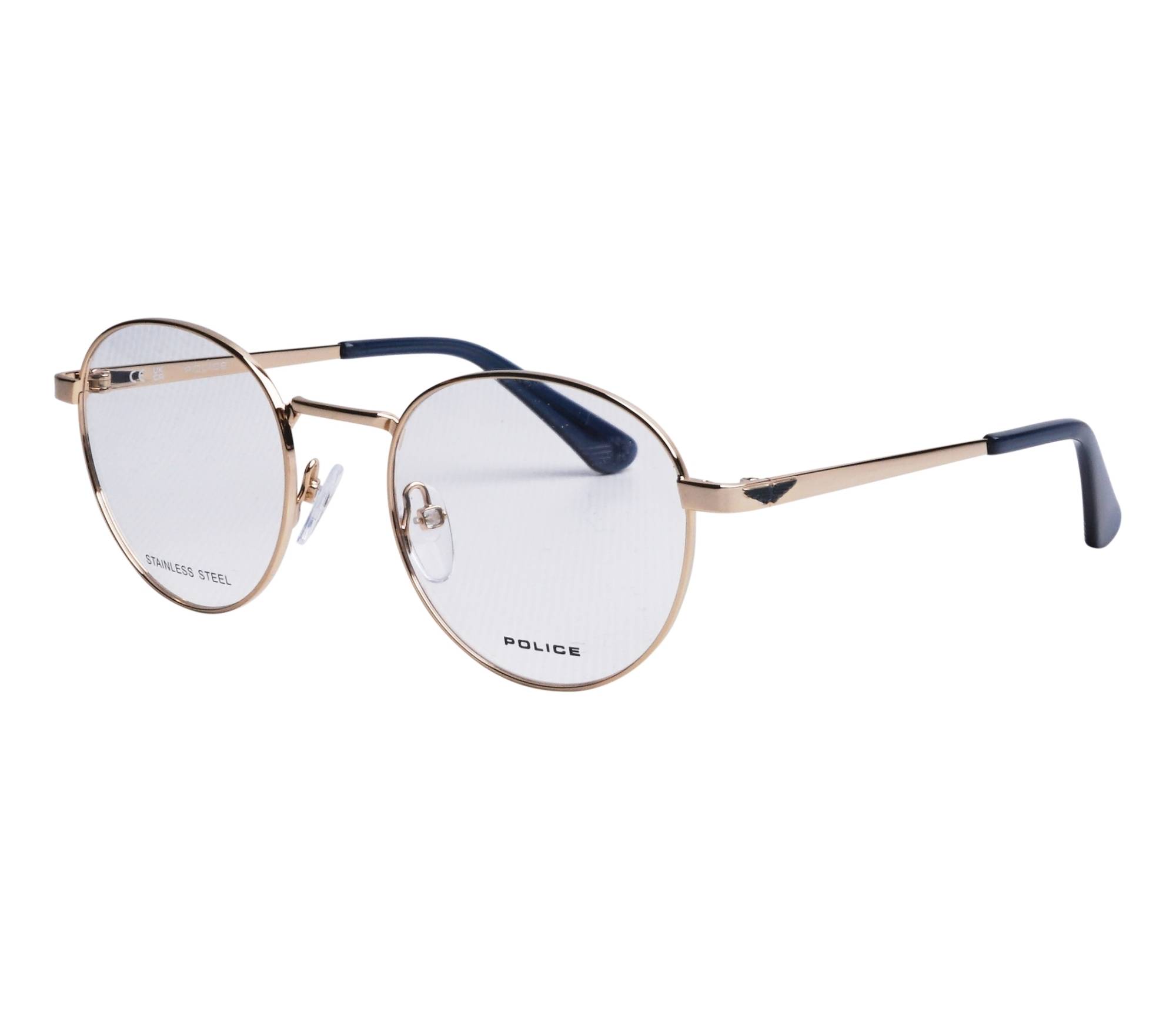 Police Brille VK581 0300 48 19 goldblau - 
