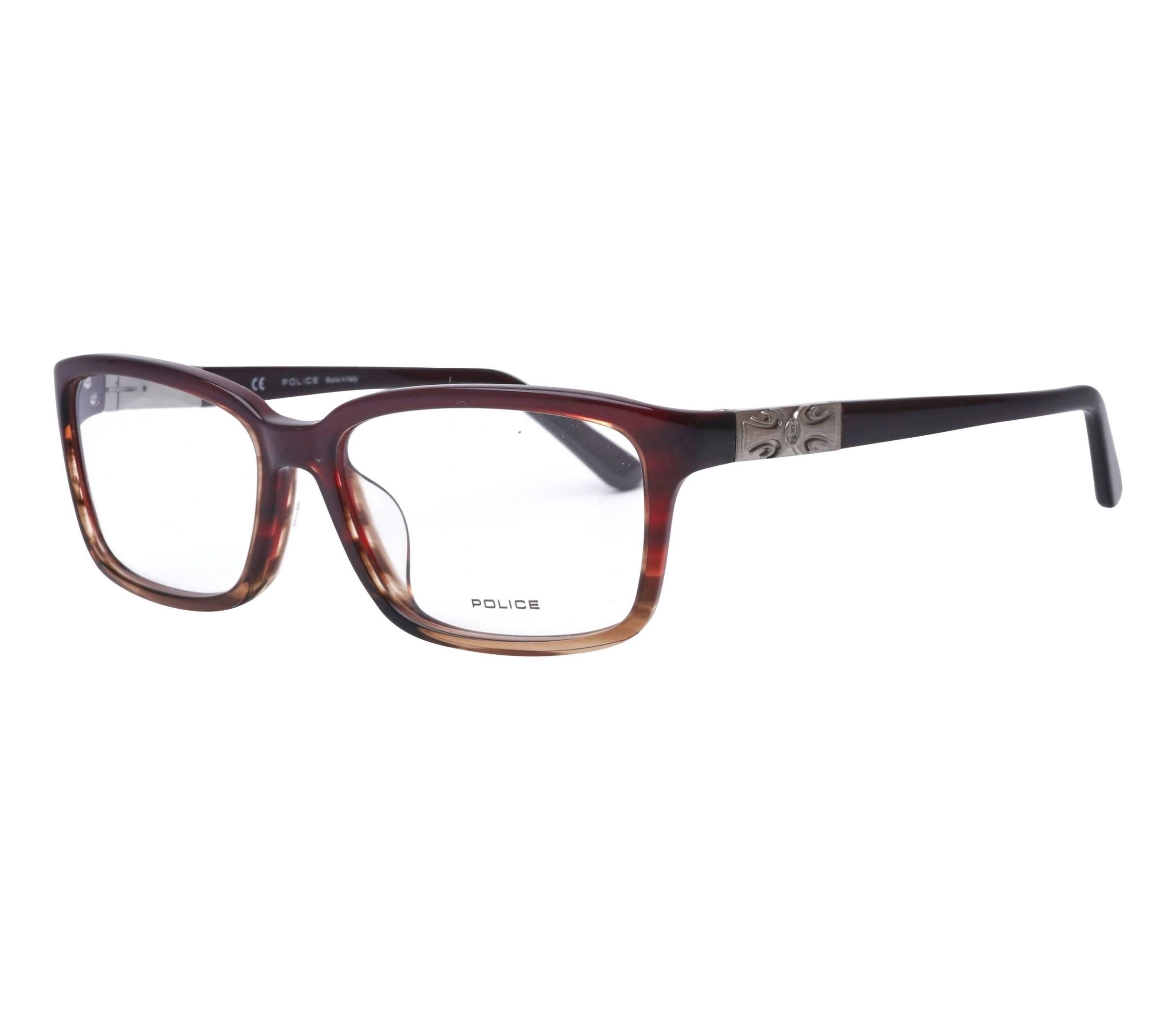 Police Brille V-1874-G 0ACL 56 16 braun - 