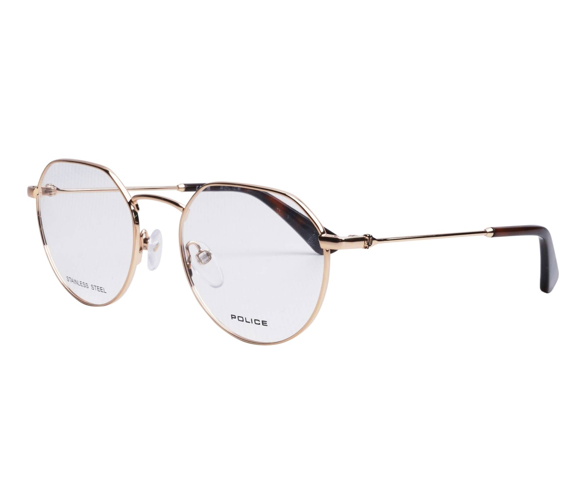 Police Brille VK574 0300 49 19 gold - 