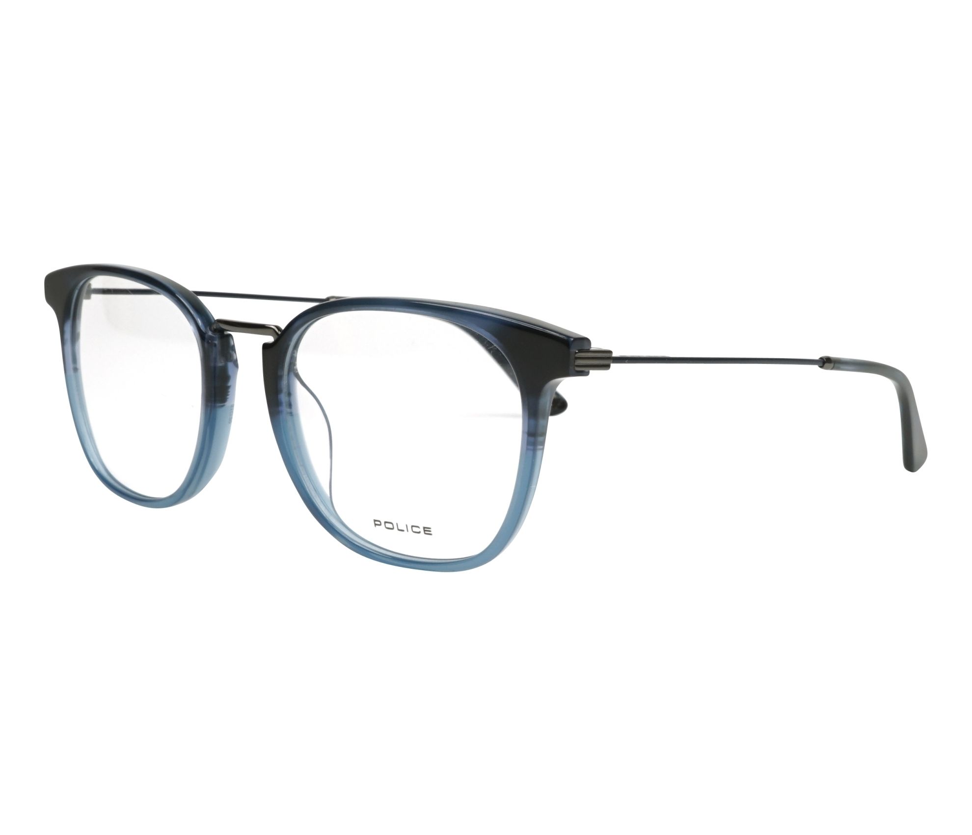 Police Brille VPL-686 09QW 51 20 blau blau - 4083 - 13333