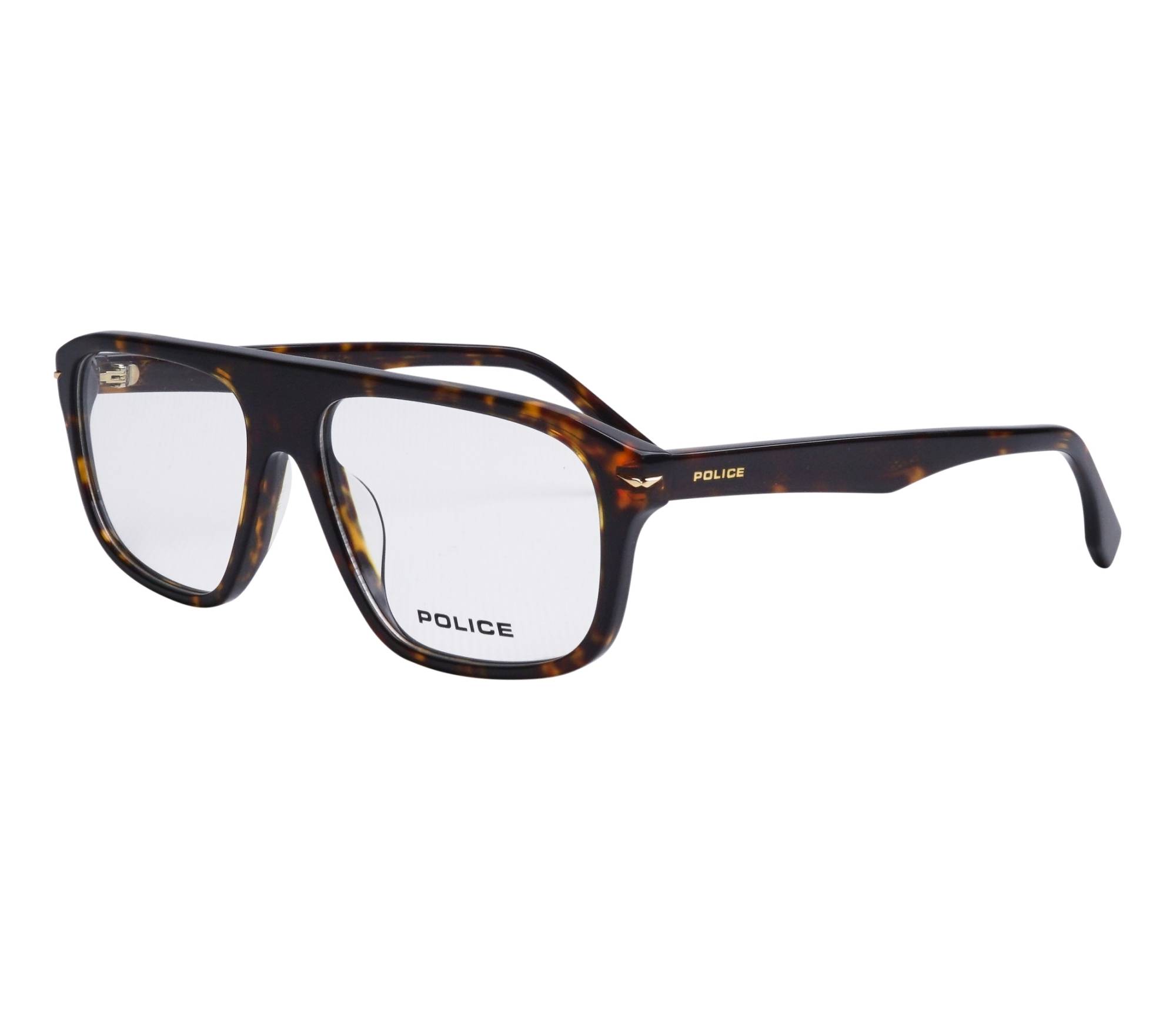 Police Brille VPLQ65 0722 55 15 braunhavana - 