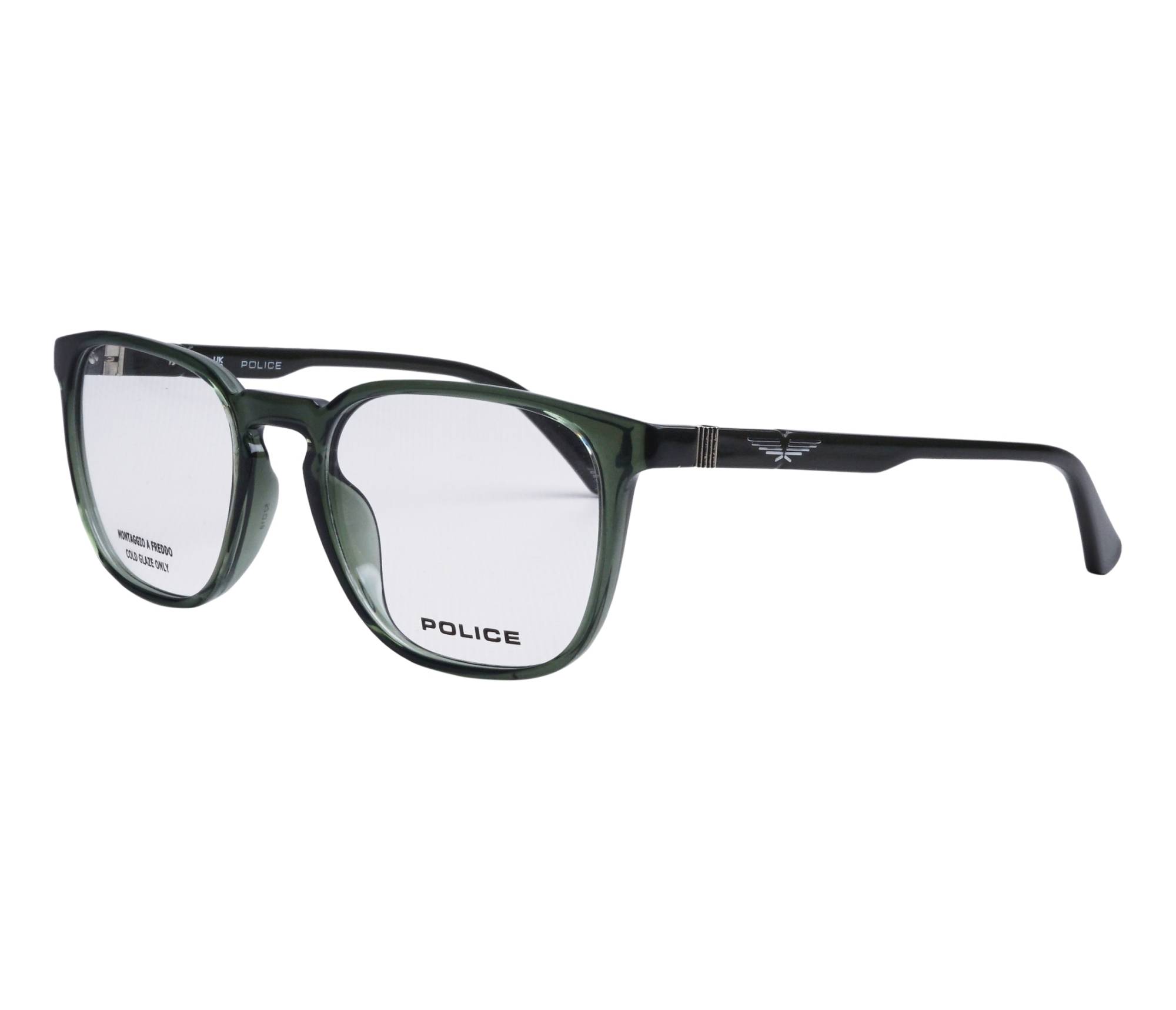Police Brille VPLQ67 0V51 52 19 grüntransparent - 