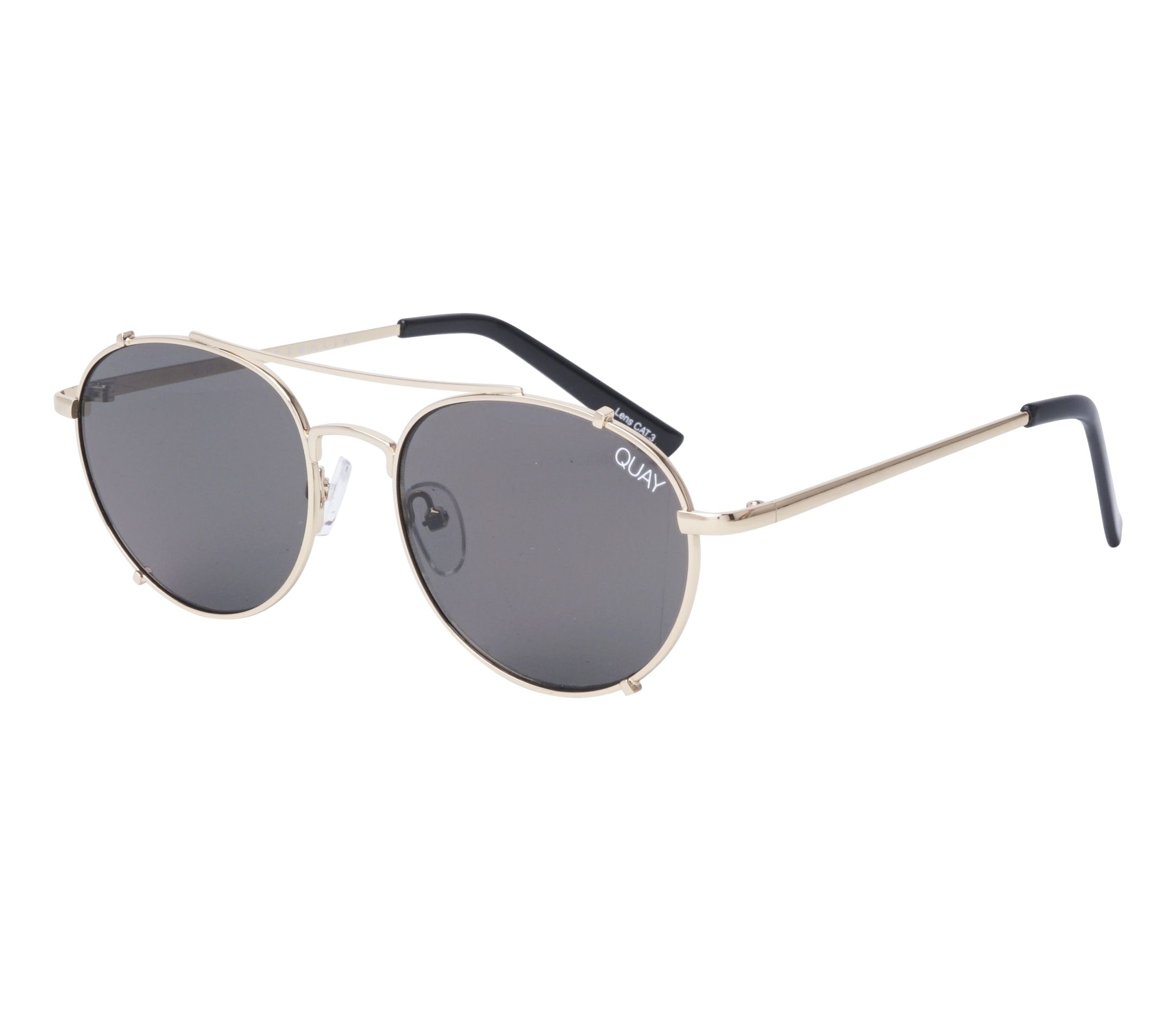 Quay Australia Sonnenbrillen QW-000327 GLD-SMK 56 16 gold - 