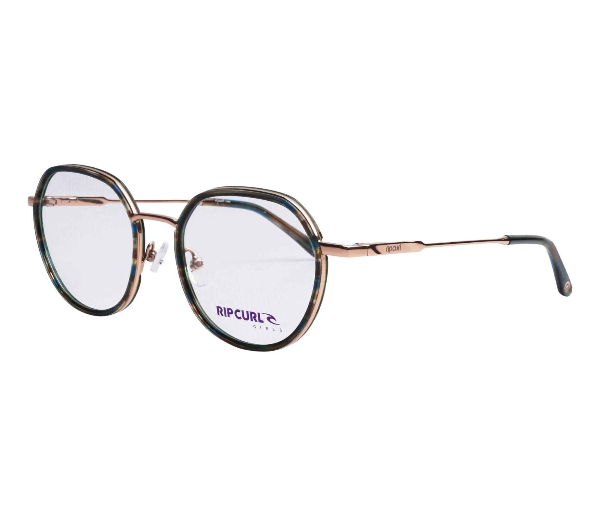 Ripcurl Brille GOM044 01 48 18 roségoldgrün - 