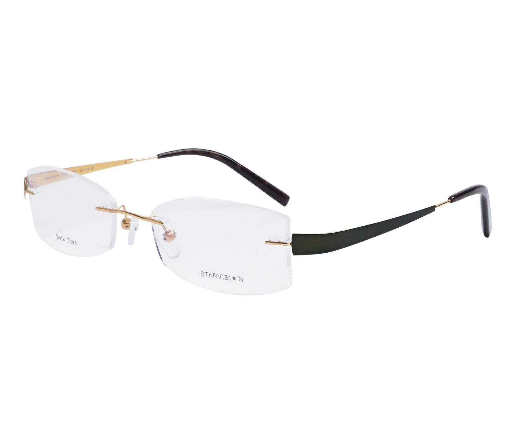 Starvision Brille S-1029 CO61 52 18 goldgrün - 