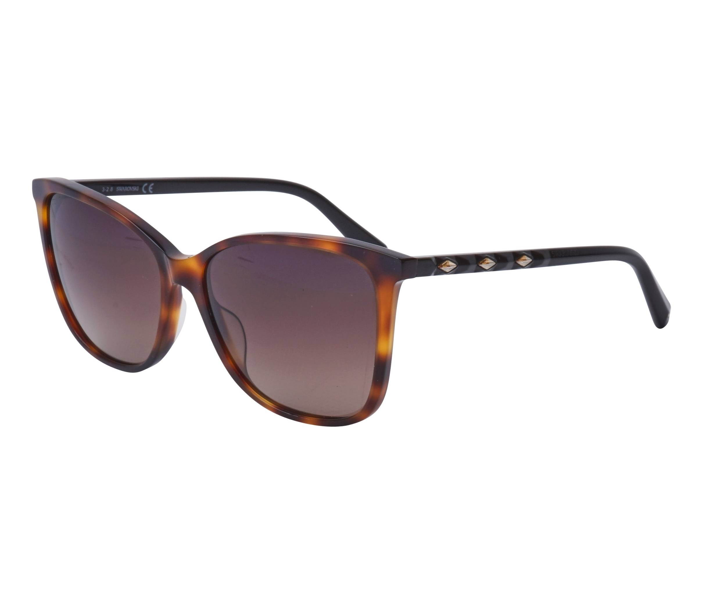 Swarovski Sonnenbrillen SK-0222 52F 56 15 havana schwarz - 9083 - 12500