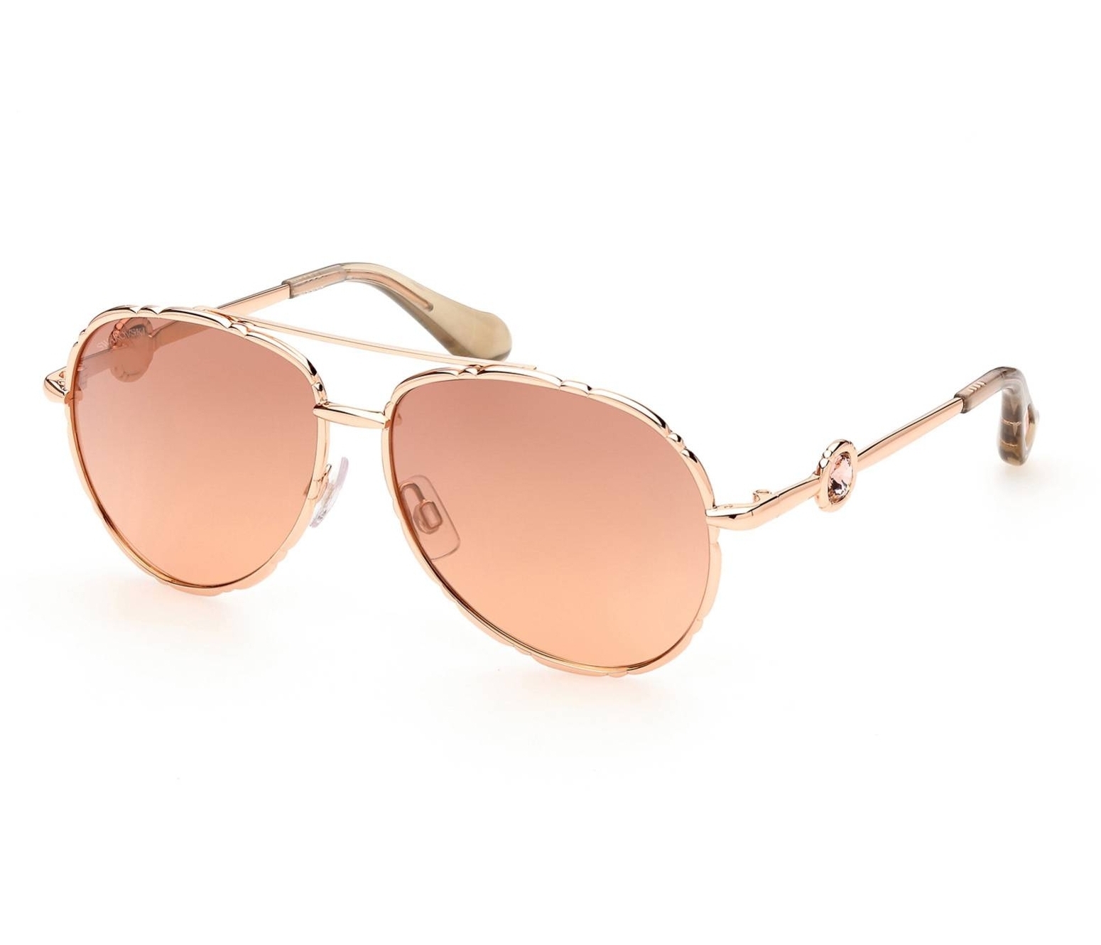 Swarovski Sonnenbrillen SK0338S 33F 57 13 roségold - 