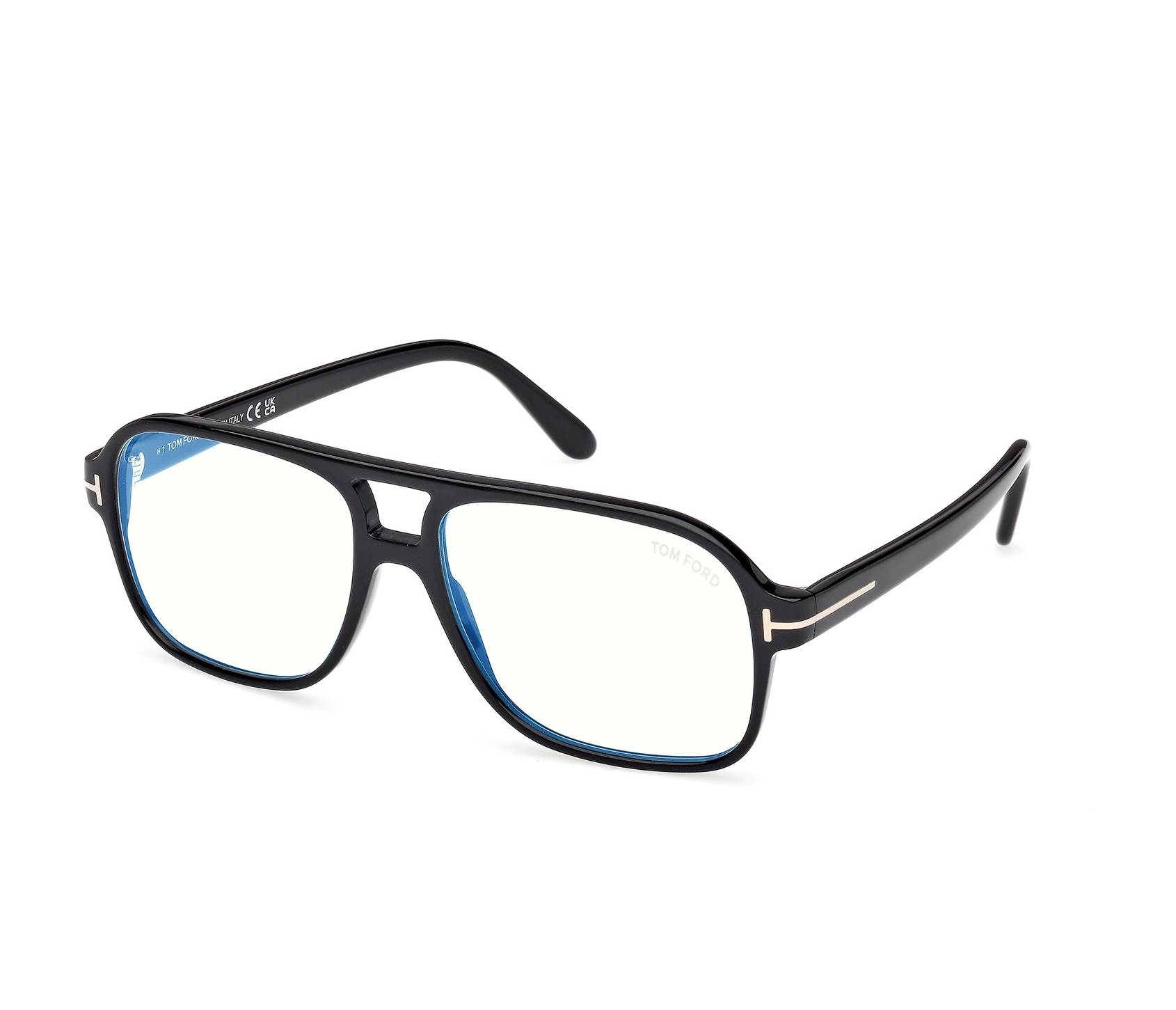 Tom Ford Brille FT6058-B/V 001 58 16 schwarzstahlfarben - 