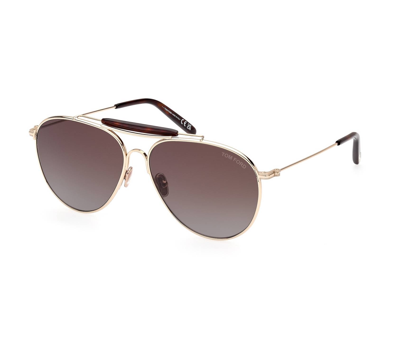 Tom Ford Sonnenbrillen FT0995-S 32F 59 14 goldbraun - 