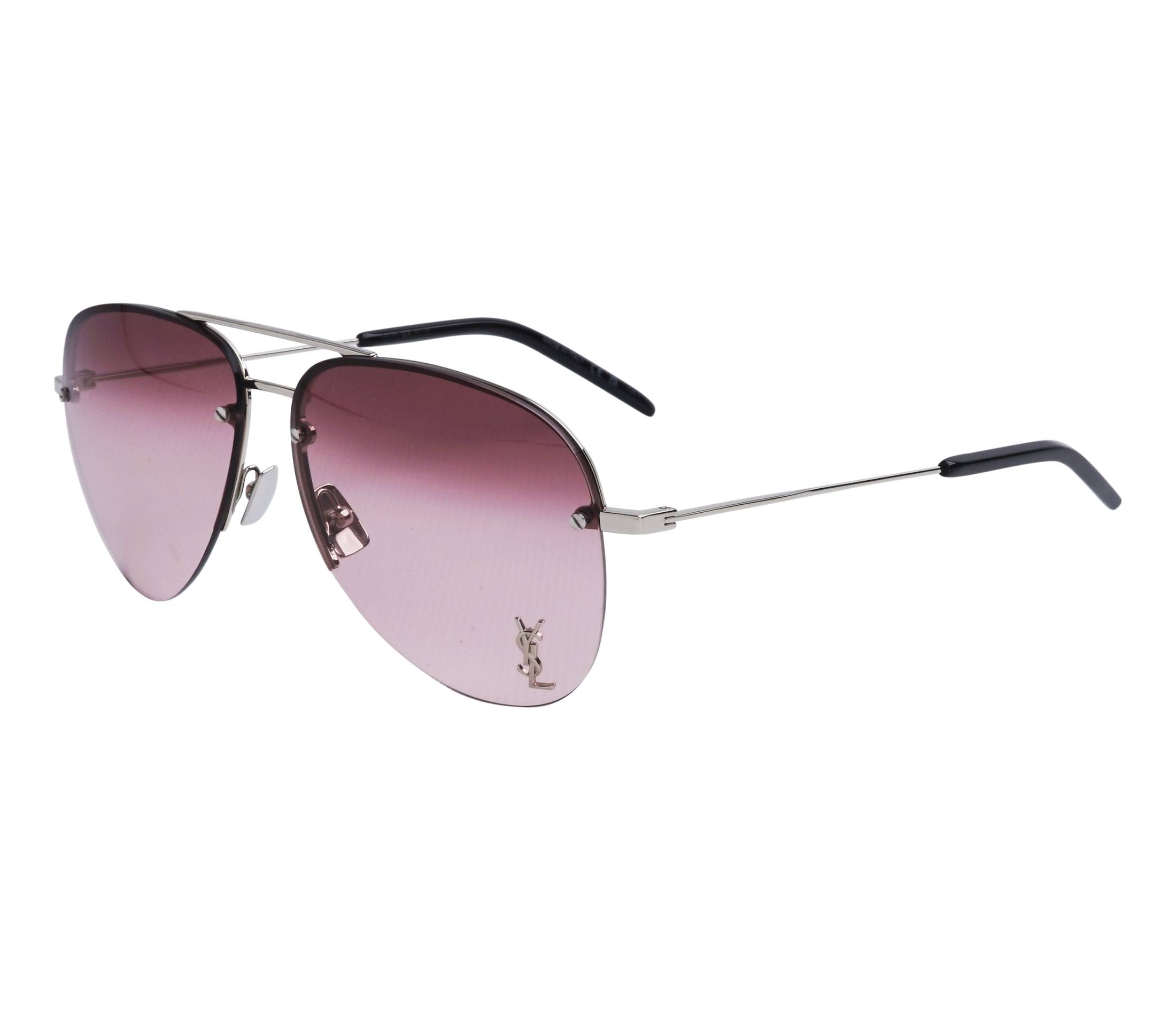 Yves Saint Laurent Sonnenbrillen CLASSIC-11-M 008 59 13 silber - 