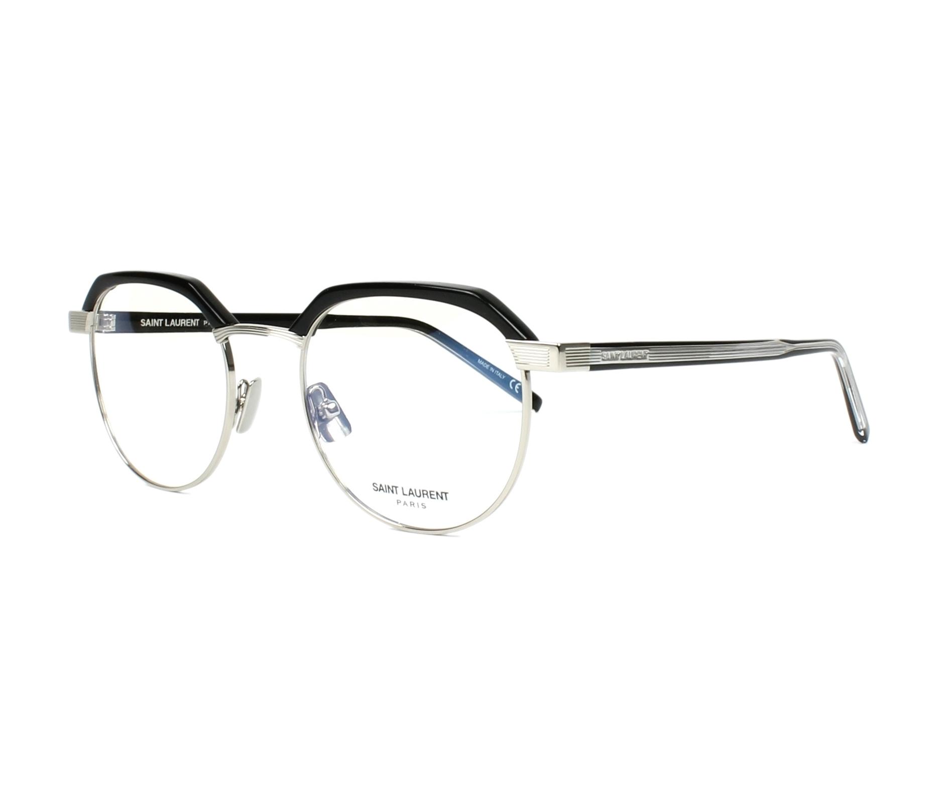 Yves Saint Laurent Brille SL-124 001 50 21 schwarzsilber - 