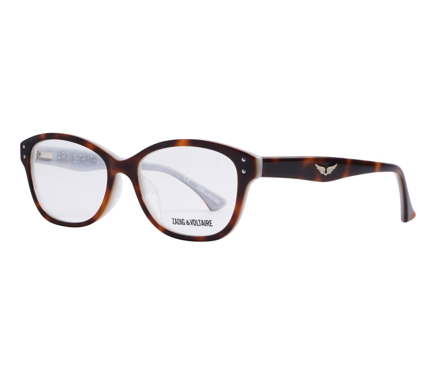 Zadig et Voltaire Brille VZV015 0T66 52 16 braungrau - 