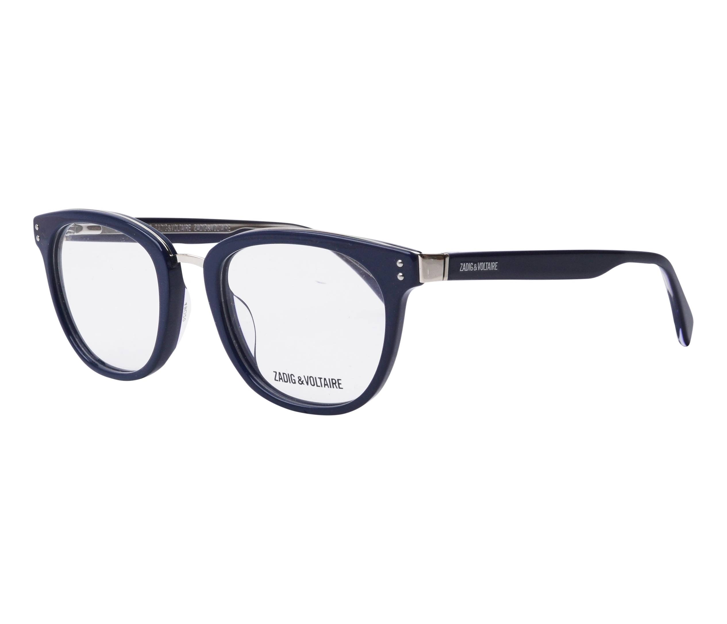 Zadig et Voltaire Brille VZV162N 0V15 49 20 blausilber - 
