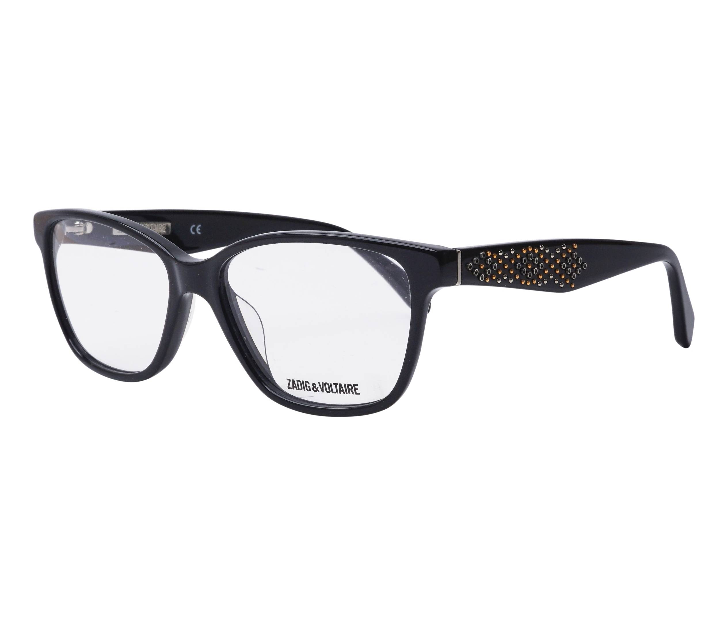Zadig et Voltaire Brille VZV179 0700 54 16 schwarz - 