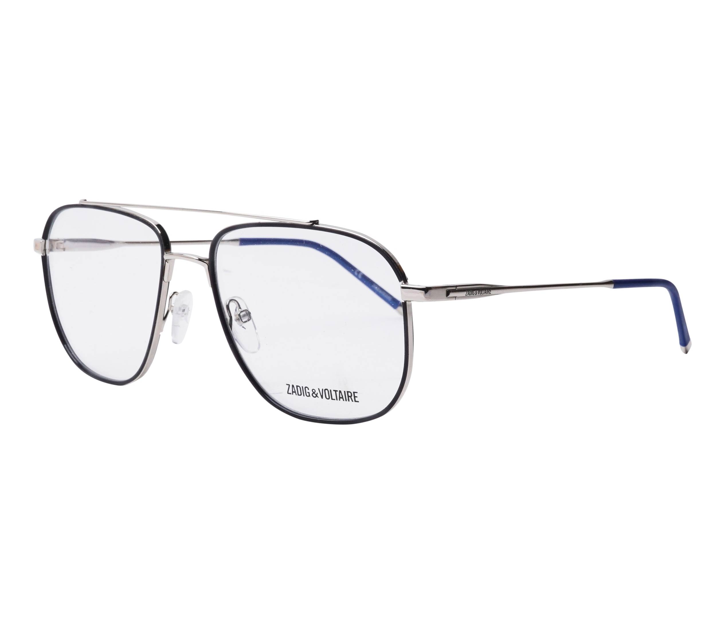 Zadig et Voltaire Brille VZV245 0523 54 17 silberschwarz - 