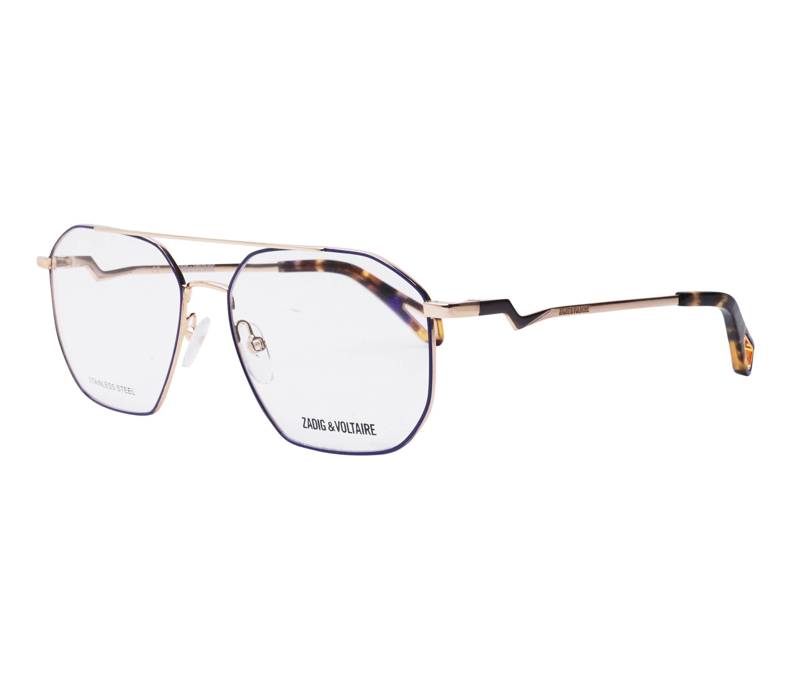 Zadig et Voltaire Brille VZV255 354Y 55 16 blaugold - 
