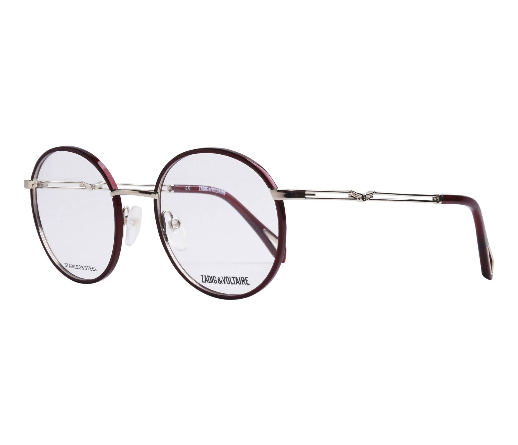 Zadig et Voltaire Brille VZV273 0594 51 20 silberbordeaux - 