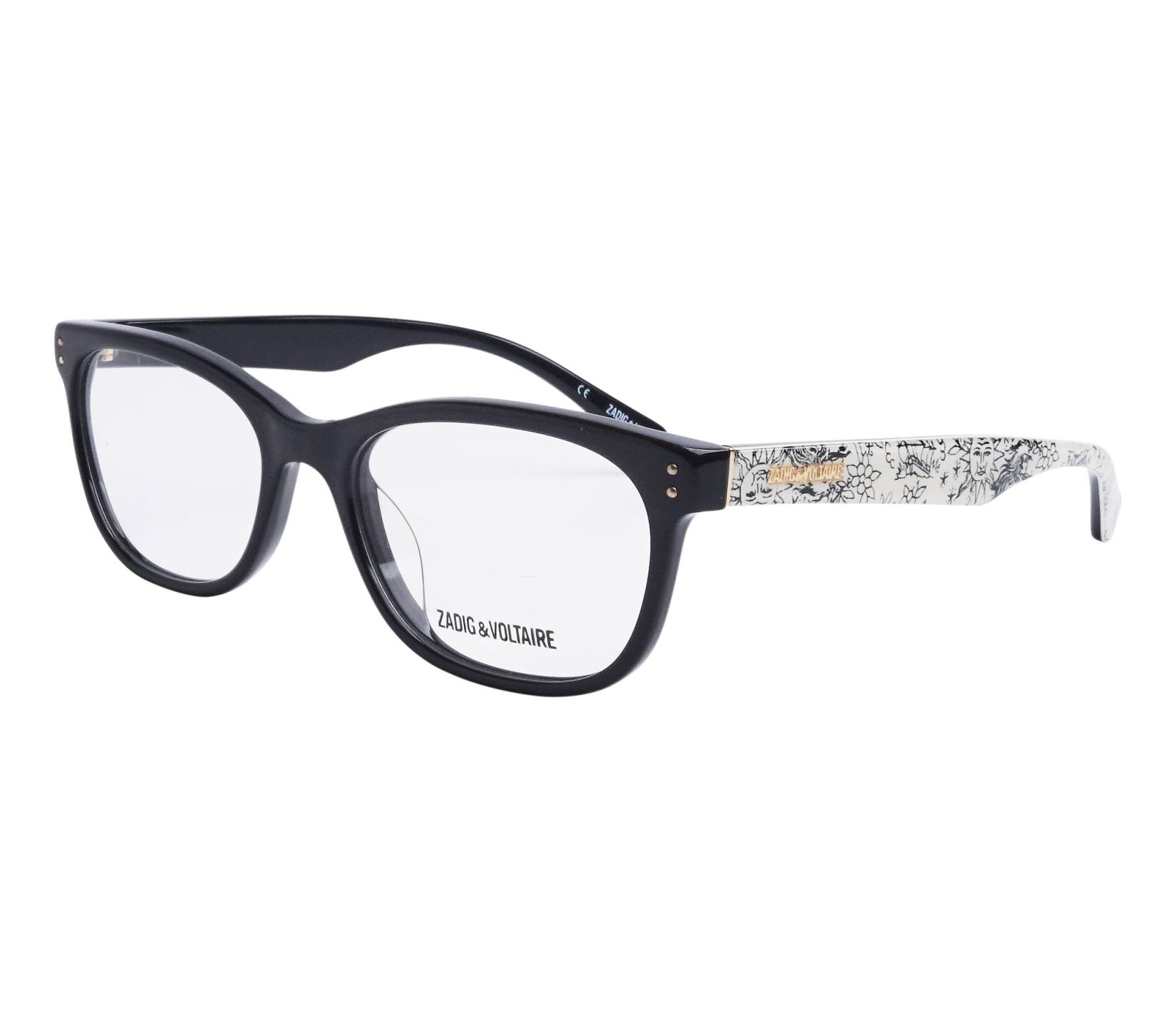 Zadig et Voltaire Brille VZV-164 700K 52 18 schwarz - 