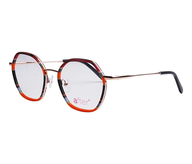After Brille AF187 02 50 19 orangeschwarz