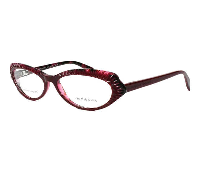 Alexander McQueen Brille AMQ-4199 2JC 53 15 rotschwarz