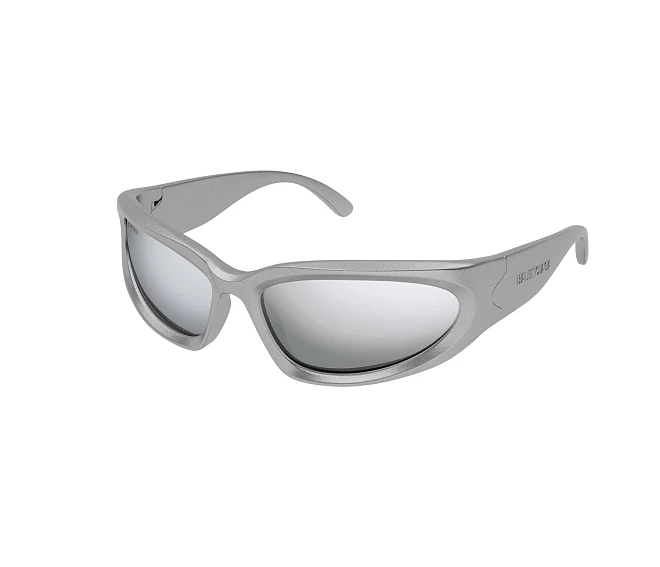Balenciaga Sonnenbrillen BB0157S 004 65 17 silber