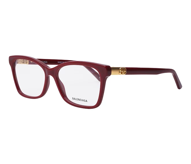 Balenciaga Brille BB0186O 003 55 15 burgundy