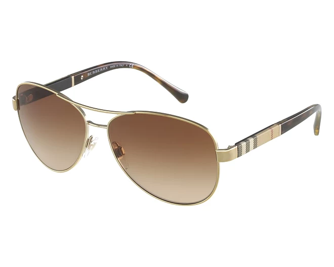 Burberry Sonnenbrillen BE-3080 1145/13 59 14 goldbeige