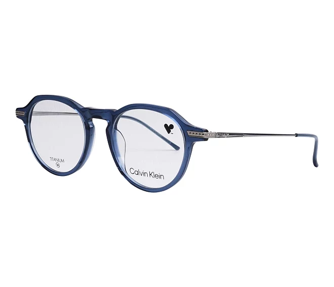 Calvin Klein Brille CK-23532T 438 48 19 blaustahlfarben