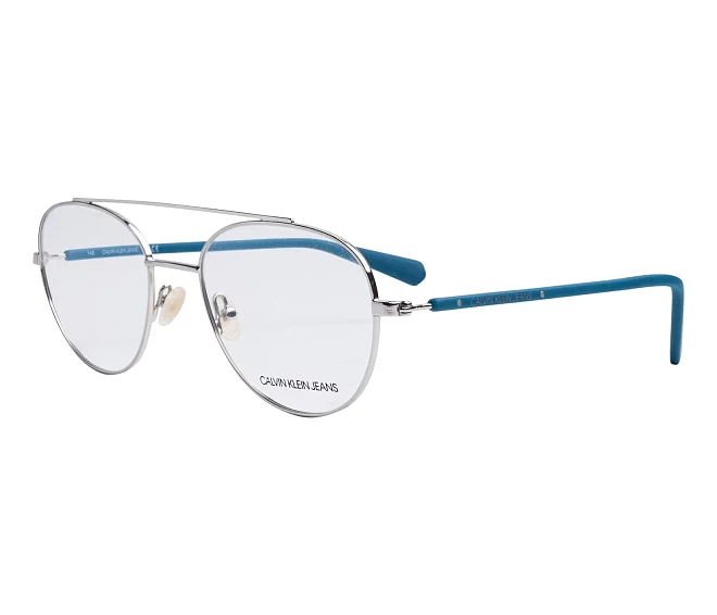 Calvin Klein Brille CKJ-20304 045 52 19 silbertürkis