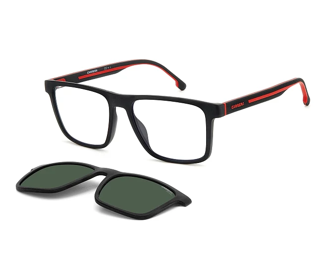 Carrera Brille CA8061-CS BLX/UC 55 17 schwarzrot