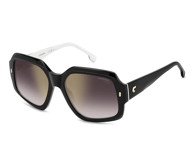 Carrera Sonnenbrillen CARRERA-3045-S 80S/YK 56 18 schwarzweiß