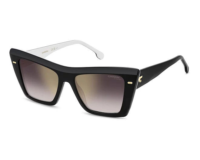 Carrera Sonnenbrillen CARRERA-3046-S 80S/YK 54 17 schwarzweiß