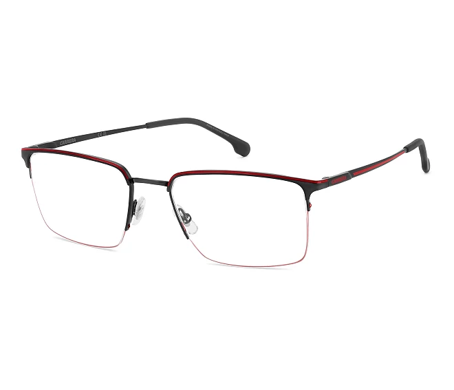 Carrera Brille CARRERA-8909 BLX 55 19 schwarzrot