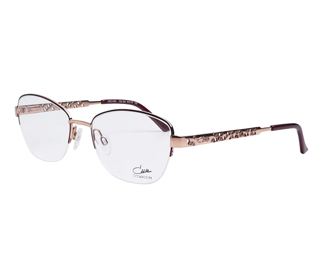 Cazal Brille 4309 003 53 18 roségoldbordeaux