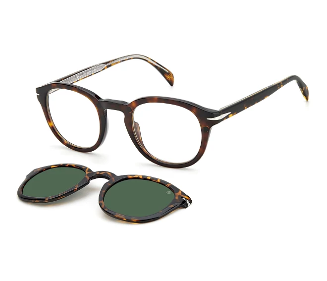 David Beckham Brille DB-1080-CS 086/UC 49 24 havana