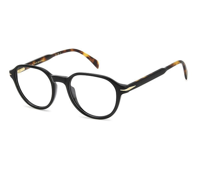 David Beckham Brille DB-1136 WR7 51 20 schwarzweiß