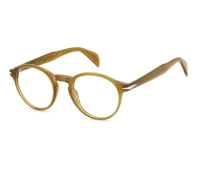 David Beckham Brille DB-1185 40G 47 21 gelbfarben
