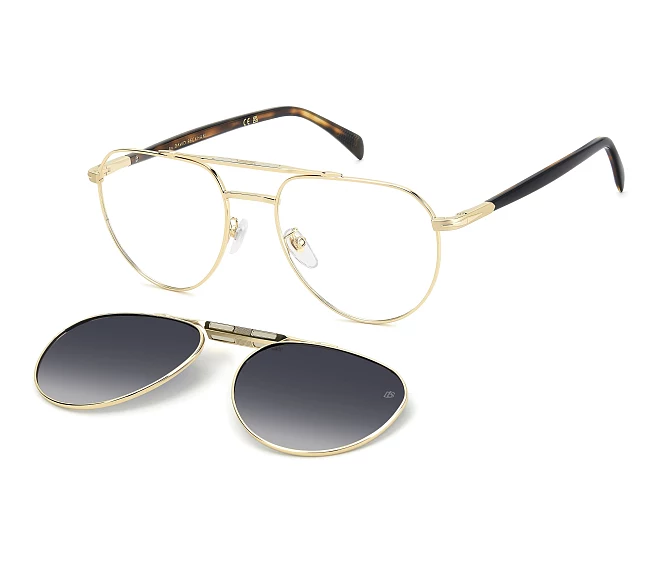 David Beckham Brille DB-1238-C J5G/Z7 55 19 gold