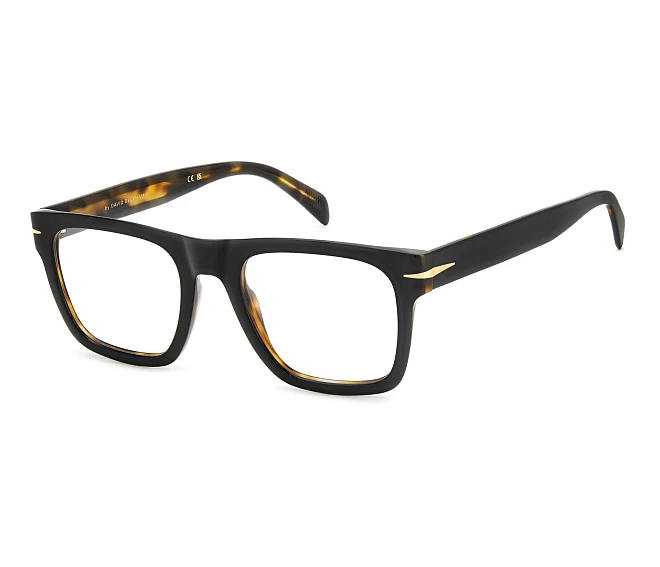 David Beckham Brille DB-7020-FLAT WR7 51 21 schwarzweiß