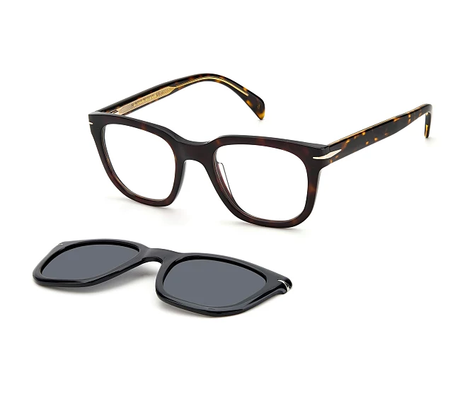 David Beckham Brille DB-7043-CS 086/M9 50 21 havana
