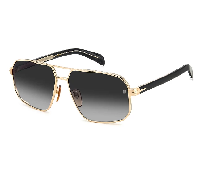 David Beckham Sonnenbrillen DB-7102-S RHL/9O 61 14 goldschwarz