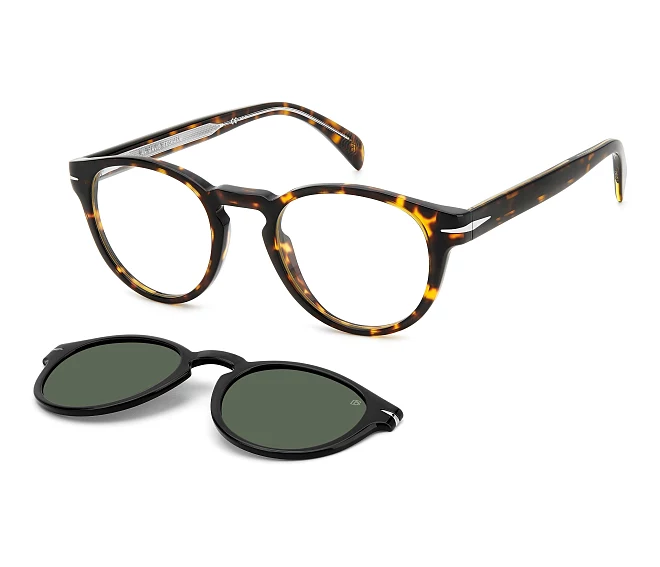 David Beckham Brille DB-7104-CS 086/UC 49 21 havana