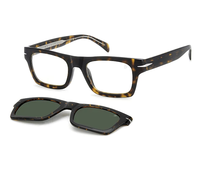David Beckham Brille DB-7129-CS 086/UC 51 20 havana