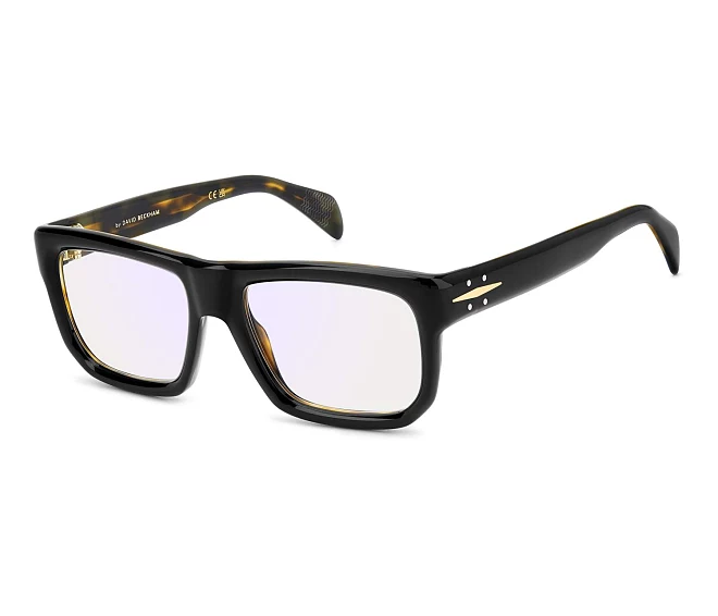 David Beckham Brille DB-7137 WR7 54 18 schwarzweiß