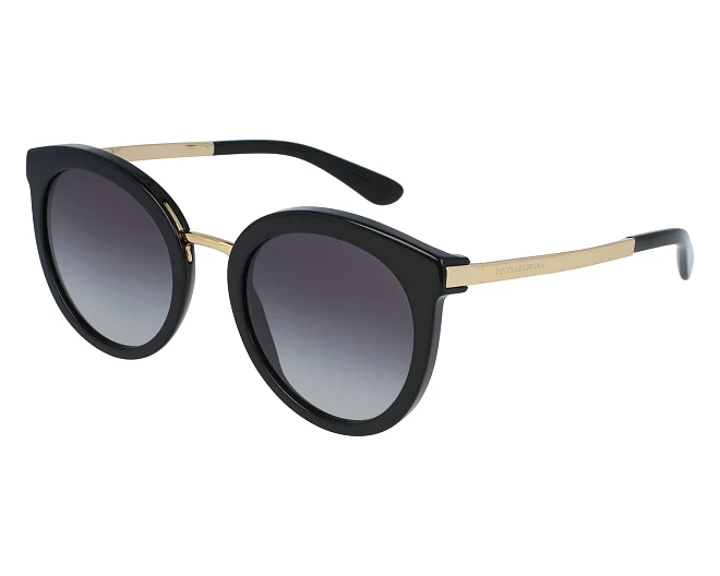 Dolce & Gabbana Sonnenbrillen DG-4268 501/8G 52 22 schwarzgold