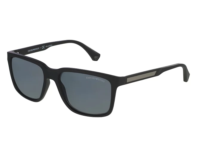 Emporio Armani Sonnenbrillen EA-4047 5063/81 56 17 schwarz